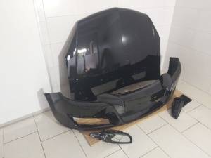 Pachet Bara Fata+Capota Motor+Oglinda Dr-Stg Opel Astra H (Z20R-Negru) - Disponibil în rate - Img 2