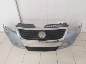 Pachet Fata Completa Cu Bara VW Passat B6 Vopsita Albastru (LB5M) - Disponibil în rate - Img 1