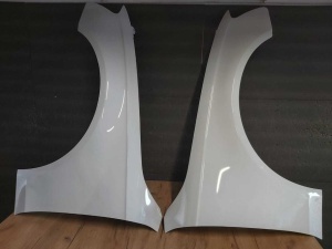 Aripa Fata Dreapta & Stanga Audi A4 B8 An 2007-2011 (LY9C (Alb)) - Disponibil în rate - Img 1