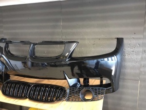 Bara Fata BMW E90 An 2005-2008 Aspect M (i475 (Negru)) Vers. 2 - Disponibil în rate - Img 3