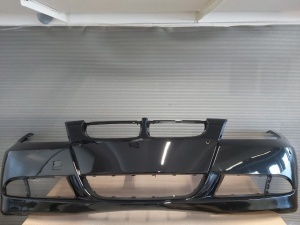 Bara Fata cu Senzori Parcare BMW E90 An 2005-2009 (Cod: 668 (Negru)) - Disponibil în rate - Img 1