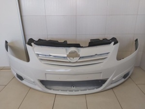 Bara Fata Opel Corsa D 2006-2011 (Cod: Z474 (Alb)) Vopsita Full* - Disponibil în rate - Img 1