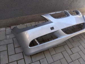 Bara Fata Spalator Far BMW E90/E91 An 2005-2008 Vopsita Gri Deschis - Disponibil în rate - Img 2