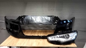 Pachet Bara Fata&Far Stanga Audi A6/C7 An 2010-2014 (LY9B (Negru)) - Disponibil în rate - Img 1