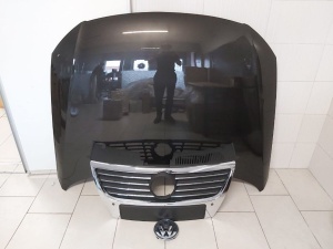 Pachet Capota+Grila Radiator+Emblema VW Passat B6 An 05-11 LC8Z-Maro - Disponibil în rate - Img 1