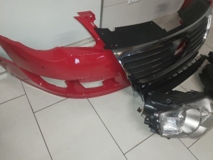Pachet Fata Completa Cu Bara VW Passat B6 Vopsita Albastru (LY3D) - Disponibil în rate - Img 3