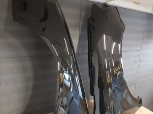 Aripa Fata Dreapta&Stanga Audi A4 B7 An 2004-2007 (LY9B (Negru)) - Disponibil în rate - Img 2