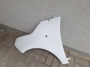 Aripa Fata Stanga Fiat 500 An 2007-2015 Vopsita Alb - Disponibil în rate - Img 3