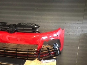 Bara Fata Completa VW Golf 6/VI 2008-2013 Aspect R20 (LY3D (Rosu)) - Disponibil în rate - Img 3