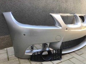 Bara Fata Senzori Parcare BMW E90 An 2005-2008 Aspect M Vopsit Gri - Disponibil în rate - Img 2