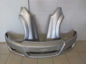 Pachet Bara+Aripa Fata Dreapta+Stanga Opel Astra H 04-07 (Z157 (Gri)) - Disponibil în rate - Img 1