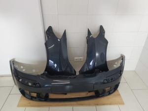 Pachet Bara+Aripa Fata VW Golf 5/V Plus 2005-2009 (LC5F (Albastru)) - Disponibil în rate - Img 1