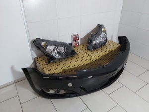 Pachet Bara Fata+Faruri+Bec H7/H1 Opel Astra H 2004-2007 Z20R (Negru) - Disponibil în rate - Img 2