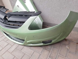 Bara & Aripa Fata Dreapta Opel Corsa D 2006-2011 Vopsita Verde - Disponibil în rate - Img 3