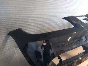 Bara Fata cu Senzori Parcare BMW E90 An 2005-2009 (Cod: 668 (Negru)) - Disponibil în rate - Img 2