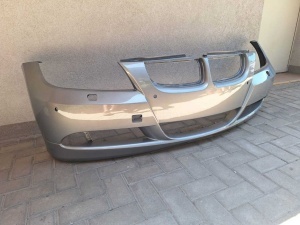 Bara Fata Spalator + Senzori BMW E90 E91 2005-2008 Vopsita Gri Verde - Disponibil în rate - Img 2