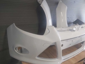 Pachet Bara+Aripa Fata Dr&St Ford Focus 3/III 11-14 (Frozen White) - Disponibil în rate - Img 2