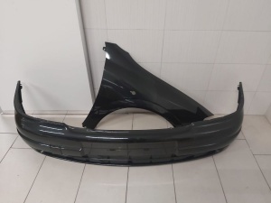 Pachet Bara + Aripa Fata Dreapta Opel Astra G 1998-1998 Z298 Negru - Disponibil în rate - Img 1