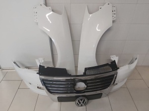 Pachet Bara+Aripa Fata+Grila Dreapta&Stanga VW Passat B6 05-11 (LB9A) - Disponibil în rate - Img 1