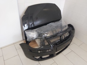 Pachet Bara Fata+Capota Motor+Trager VW Polo 6/VI 05-09 (LC9X-Negru) - Disponibil în rate - Img 2