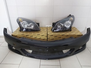 Pachet Bara Fata+Faruri H7/H1 Opel Astra H 2004-2007 (Z20R (Negru)) - Disponibil în rate - Img 1