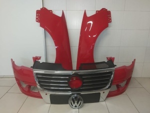 Pachet Bara+Grila Rad+Aripa Fata Dr&St VW Passat B6 2005-2011 (LY3D) - Disponibil în rate - Img 1