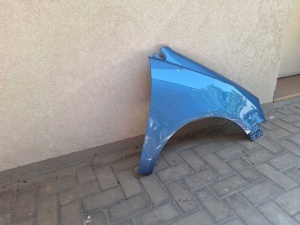 Aripa Fata Dreapta VW Polo 6 VI 9N An 2005-2009 Vopsita Albastru - Disponibil în rate - Img 3