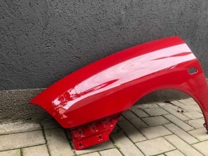 Aripa Fata Stanga Seat Ibiza 2002-2008 Vopsita Rosu - Disponibil în rate - Img 2