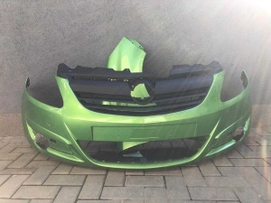 Bara & Aripa Fata Dreapta Opel Corsa D 2006-2011 Vopsita Verde - Disponibil în rate - Img 1