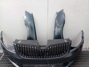 Bara & Aripa Fata Dreapta + Stanga Skoda Octavia 3 III 13-17 LF7Y Gri - Disponibil în rate - Img 1