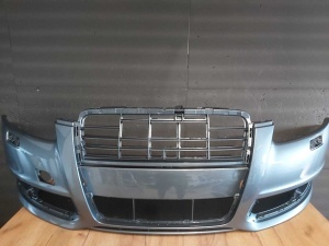 Bara Fata cu Spalator Far Audi A6 C6 FaceLift 2008-2010 (LZ7E (Gri)) - Disponibil în rate - Img 1