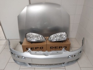 Fata Completa VW Golf 5 V 2004-2008 LA7W Gri Capota+Far+Bara - Disponibil în rate - Img 1