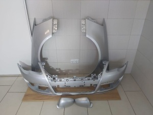 Pachet Bara+Aripa Fata+Capac Oglinda VW Passat B6 2005-2011 (LA7W-Gri) - Disponibil în rate - Img 1