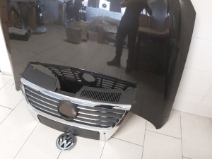 Pachet Capota+Grila Radiator+Emblema VW Passat B6 An 05-11 LC8Z-Maro - Disponibil în rate - Img 2