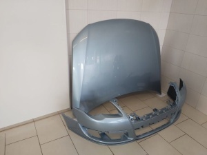 Pachet Capota Motor+Bara Fata VW Passat B6 05-11 (LB5M (Albastru)) - Disponibil în rate - Img 2