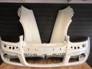 Bara & Aripa Fata Dreapta + Stanga VW Jetta 3/III 2005-2011 (LR9A Alb) - Disponibil în rate - Img 1