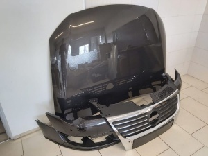 Fata Completa Bara+Grila+Capota VW Passat B6 An 2005-2011 LC8Z-Maro - Disponibil în rate - Img 3