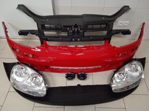 Fata Completa VW Golf 5 V 2004-2008 LY3D Rosu Bara + Far + Trager - Disponibil în rate - Img 1