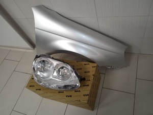 Pachet Aripa + Far Dreapta VW Golf 5 V Break 2004-2008 LA7W Gri - Disponibil în rate - Img 2
