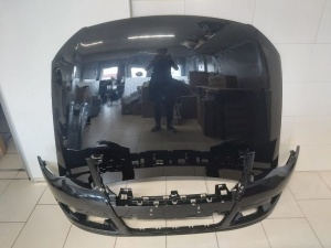 Pachet Capota+Bara Fata VW Passat B6 An 2005-2011 (LC9X (Negru)) - Disponibil în rate - Img 1