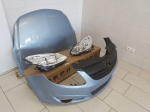 Pachet Capota Fata+Bara Fata+Faruri Opel Corsa D 06-11 (4MU) - Disponibil în rate - Img 2