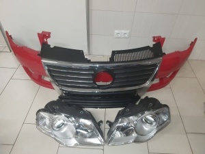 Pachet Fata Completa Cu Bara VW Passat B6 Vopsita Albastru (LY3D) - Disponibil în rate - Img 1