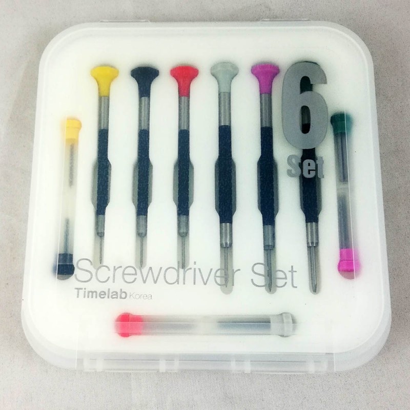 Set 6 Șurubelnițe Timelab Korea T-Blade - Special Rolex