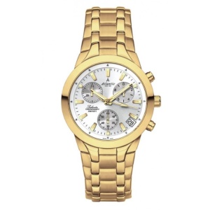 Atlantic Seahunter Chronograph 63456.45.21 – Cronograf Elvețian – 41 mm – PVD Auriu – Geam Safir – 50 m