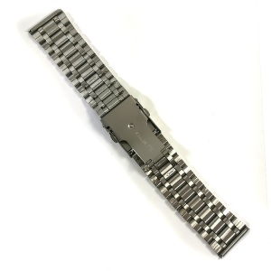 Brățară Ceas „Titan Link” – Oțel Inoxidabil Argintiu, Model Masiv (24mm) - Img 3