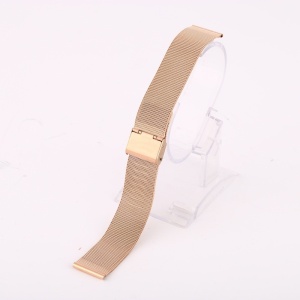 Brățară Ceas Mesh Milaneză Auriu Rose – Oțel Inoxidabil – 10mm – 24mm – Închidere Tip Clips - Img 3