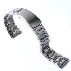Bratara Ceas Otel inoxidaibl cu buton lateral 12mm 14mm 16mm 18mm 20mm 22mm 24mmWZ865 - Img 2