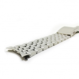 Bratara de ceas argintie 20mm 22mm Capete Curbate WZ3588 - Img 5