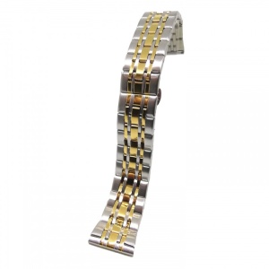 Brățară de Ceas din Oțel Inoxidabil – Bicoloră Argintiu & Auriu | 22mm / 24mm