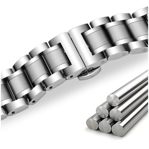 Bratara Metalica Argintie cu Deployant 14mm 16mm 18mm 20mm 22mm 24mm 26mm WZ1455 - Img 5